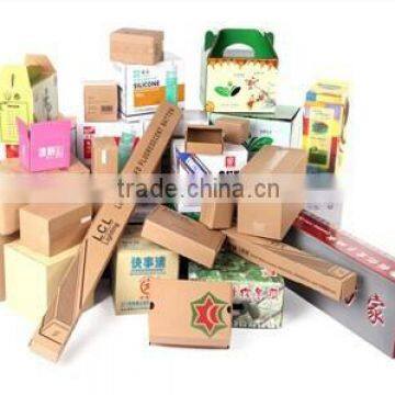 various printed corrugated box international shipping cartons