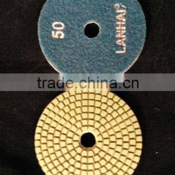 4" WET ENGINEERED STONE POLISHING PAD