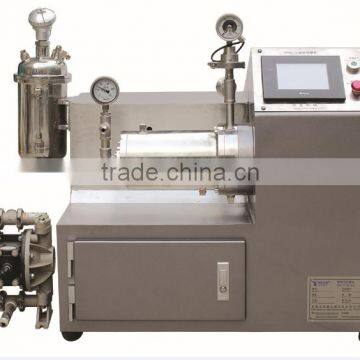 Popular machine type of NT-V1L Lab Nano bead mill.Ultrafine grinding machine,wet grinding way.