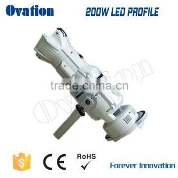 Led Profile Light 200W AC90-260V Warm White 3200K COB Led Fixed Glass Lens 19/26/36/50 Degree Optional DMX512 photo-5