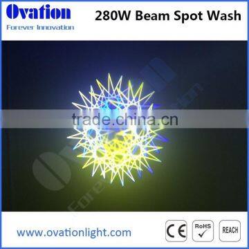 High Quality Guangzhou 280W Beam Spot Wash 3in1 Moving Head Light photo-6