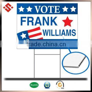 10"x30" Sign Wire H Stakes Coroplast Yard Signs photo-5