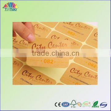 Label Sticker . Non-setting Adhesive Label