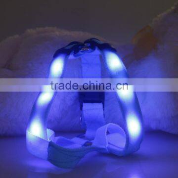 2015 New Design Night glow pet leash dog light Collar With lower price