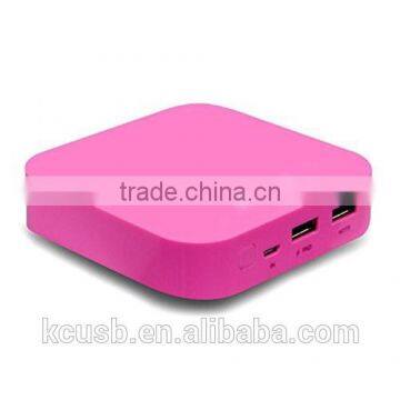 Universal square external battery pack portable 10000mAh power bank