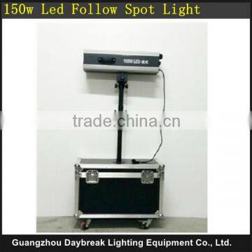 6 color 150w Led follow spot light with Flight case / Flycase / Road case packing