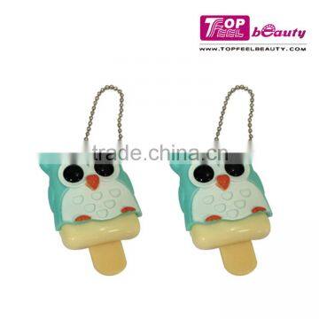 2016 new design owl &Ice-cream shape kids lipgloss