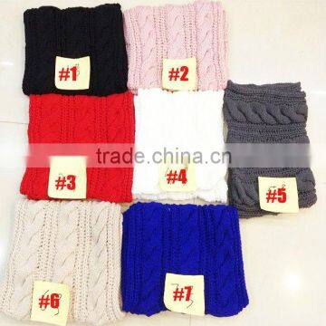 Fashion Twist Girl Winter Knitted Neck Scarf