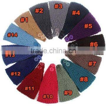 Hot Plain Color Fashion Women Handmade Headband