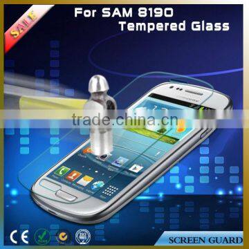 Alibaba Express for Samsung galaxy S3 mini 8190 0.15/0.2/0.33/0.4mm 2.5D Tempered Glass Screen Shield Guard