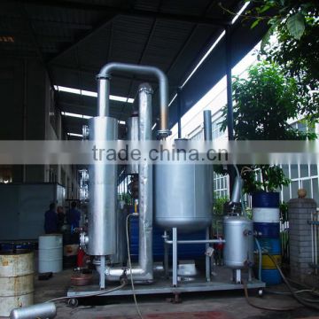 Used motor oil to diesel recycling plant