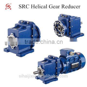 Two-staged SRC Series helical gearbox reducer