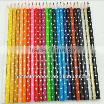 7" Promotional Colored HB Pencil Fancy HB Pencil With Eraser On Pencil Top