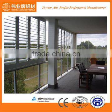 factory price!! powder coated aluminium interior security shutters aluminium louvers