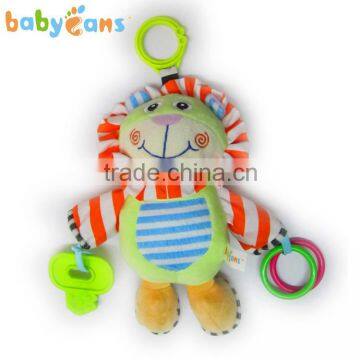 Babyfans Baby Cute Lion Cartoon Shaped Stuffed activity hanging Toys china factory wholesale