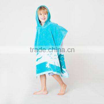 100% Painting Cotton Hooded Beach Towel photo-2