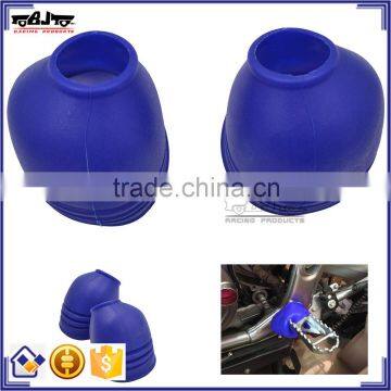 Motorcycle PVC Material BJ-FPC-001-BL High Quality Blue Off Road bike foot pegs Cover For Dirt bike