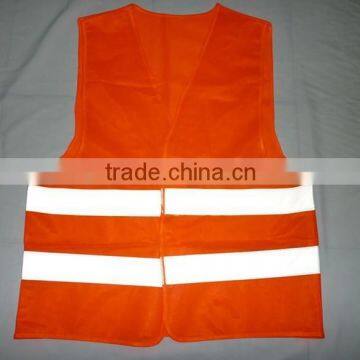 Cheap work safety vest/red safety vest