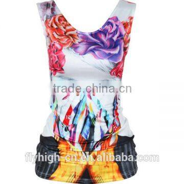 best selling sublimation tank top wholesale plain tank top