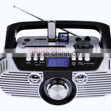 Dongguan China Portable USB SD Digital Display Boombox Digital Radio