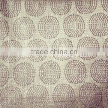 jacquard curtain with attached