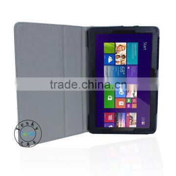 Shockproof 10.8 Inch Flip Leather Case For Dell Venue 11 Pro PU Leather Case Cover Skin , Hot Selling