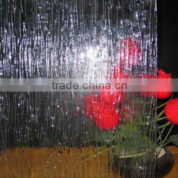 3mm pattern glass figured plate glass -rain