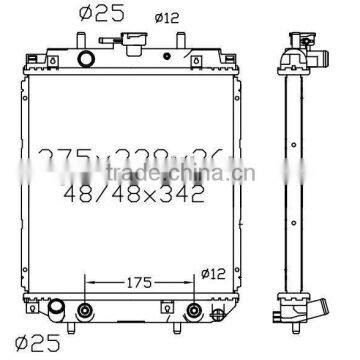 Auto Radiator(suitable For: Max 01-/Mira/Move AT)