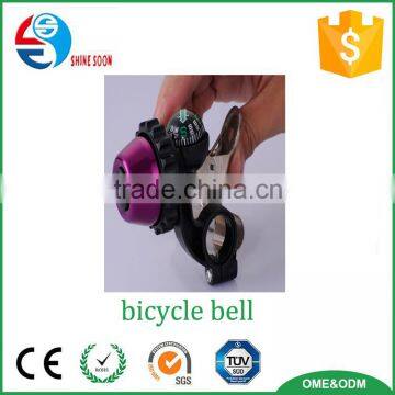 Aluminium alloy small bicycle bike bell with compass