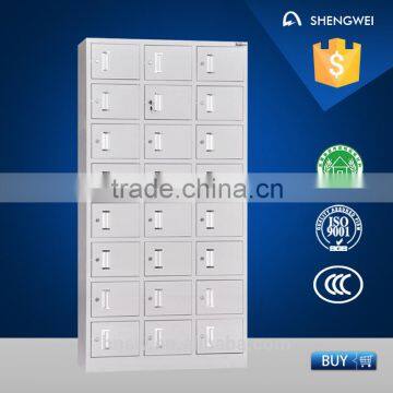 24 doors steel storage locker metal cabinet army with CE certificate