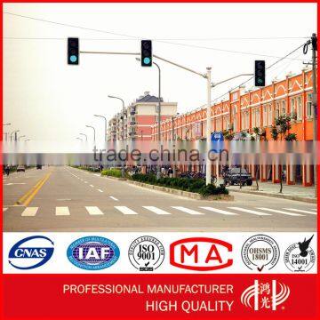 Double Arms Galvanized and Powder Coated Traffic Signal light Steel Structure Pole                        
                                                Quality Choice