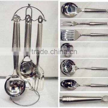 New style 7pcs stainless steel kitchenware set