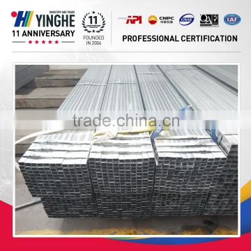 pre-galvanized steel rectangular pipe/tube