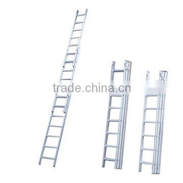 GS Approval Foldable Aluminium 3-section Ladder Extension Ladder photo-3