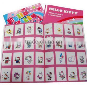 Children sticker book printing