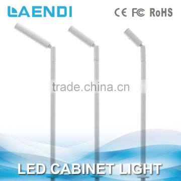 1W 2W 3W LED cabinet light with pole used in cabinet showcase exhibition room