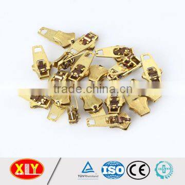 big quantity supply #4.5 YG slider , brass slider for jeans