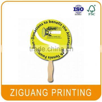 Custom Logo Circular Paper Fan