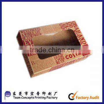 food packaging kraft paper box from china maunfacturer