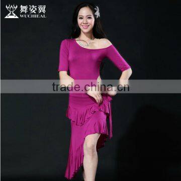 Wuchieal Comfortable Sexy Women Belly Dance Dress With Hip Scarf photo-3