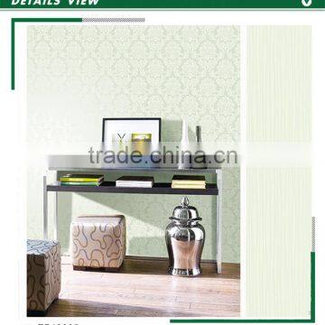 free samples heavy embossed plastic wallpaper, classic damask wall covering for household , healthy wall decal corparation