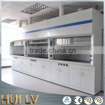 CE ISO TUV certificated stainless steel equipment PP laboratory furniture fume hood