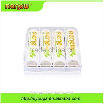 4PACK RENEW brand high capacity AA 2950mAh rechargeable batteries for toys . remote. camera