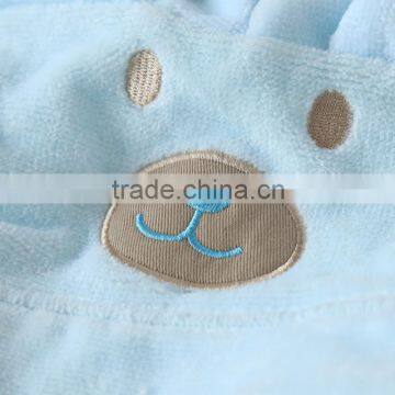 Wholesale 100%cotton Cute Baby Kids Hooded Terry Bathrobe photo-2