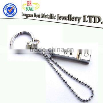 popular alloy safety whistle keychain for men