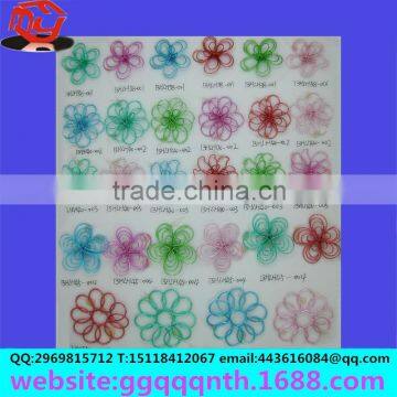 Christmas ornaments lamp home decor accessories color windmill shape woven spring wire mesh plum flower