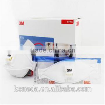 3M 9332, 9332+ FFP3 mask non-woven 3m mask FFP3 respirator mask