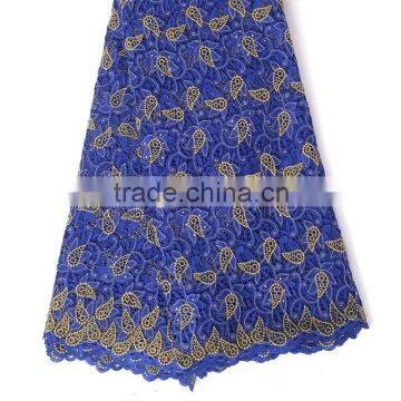 Cotton Guipure Lace Fabric New York Wholesale Fabric Lace Latest Design Cord Lace Embroidery