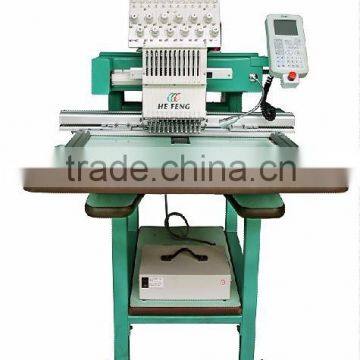 pro Computer 9 Colors One head Domestic Cap Embroidery Machine / Equipment