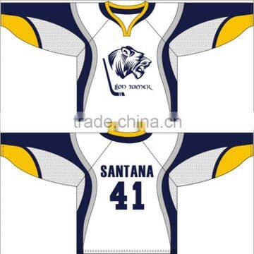 Wholesale European Sublimated Team Set Custom Ice Hockey Jersey China photo-5